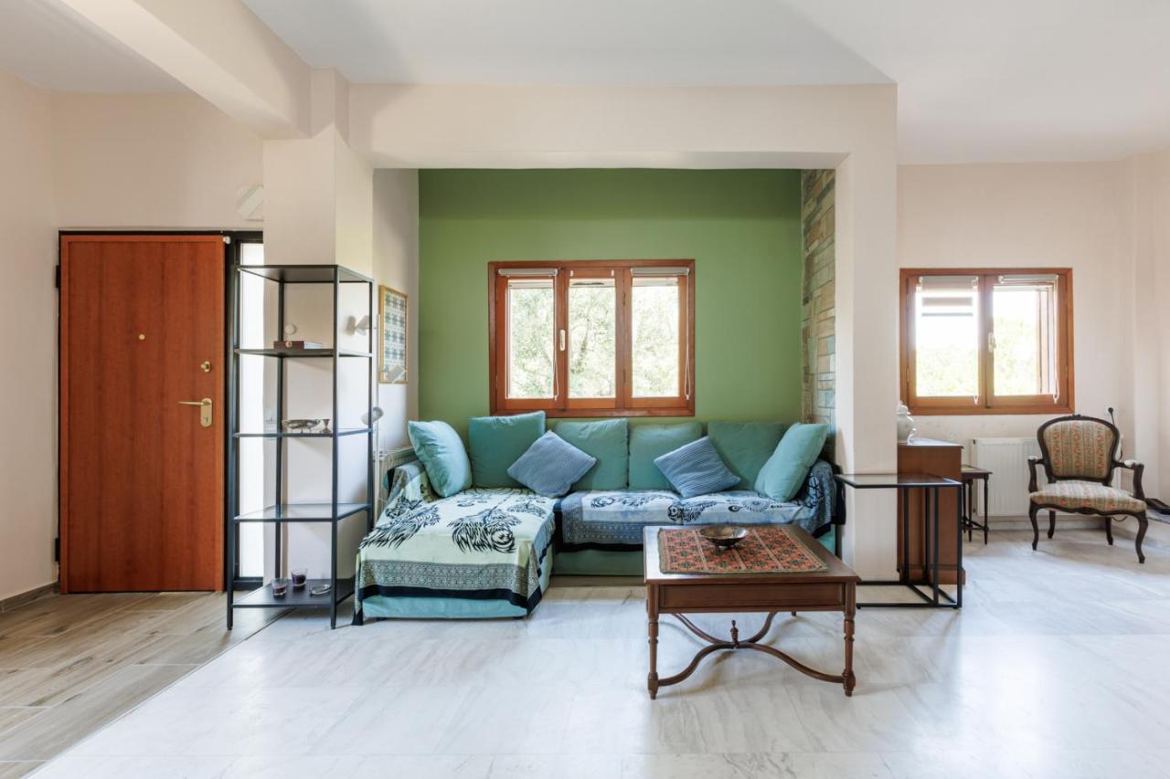 Large Home Near Potamos Beach إبانومي المظهر الخارجي الصورة